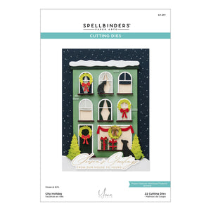 City Holiday Etched Dies by Yana Smakula