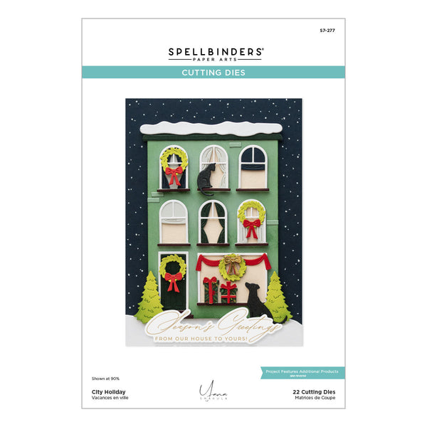 City Holiday Etched Dies by Yana Smakula