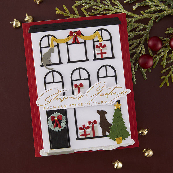 City Holiday Etched Dies by Yana Smakula