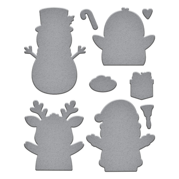 Christmas Hugs Stamp and Die Bundle by Simon Hurley