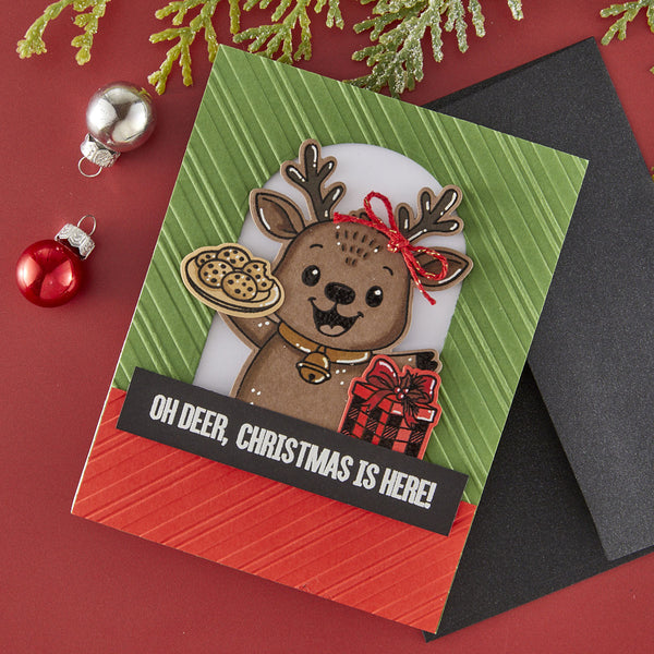 Christmas Hugs Stamp and Die Bundle by Simon Hurley
