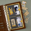 Page with Flap Pocket Etched Dies by Esther Glas