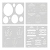 Color Layering Decorative Eggs Stencils from the Charming Easter collection