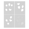 Hero Arts Color Layering Balloons Stencils from the Let's Celebrate Collection