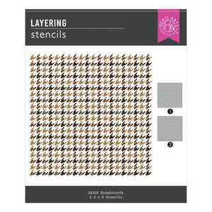 Hero Arts Houndstooth Layering Stencils