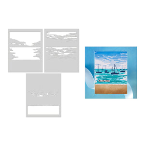Color Layering Harbor Stencils