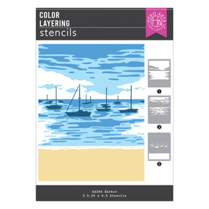 Color Layering Harbor Stencils
