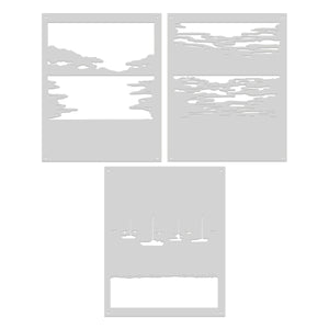 Color Layering Harbor Stencils