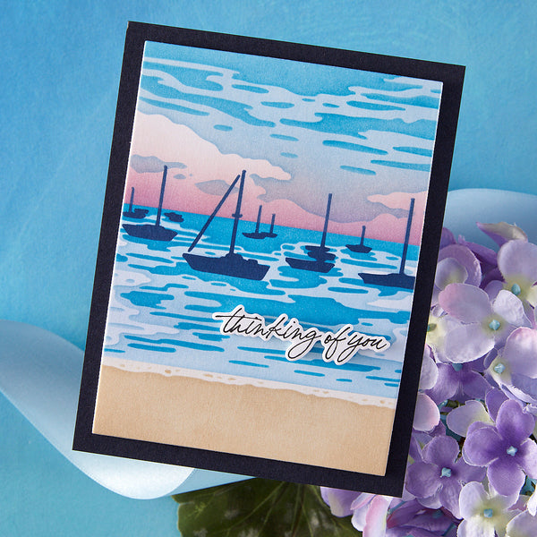 Color Layering Harbor Stencils