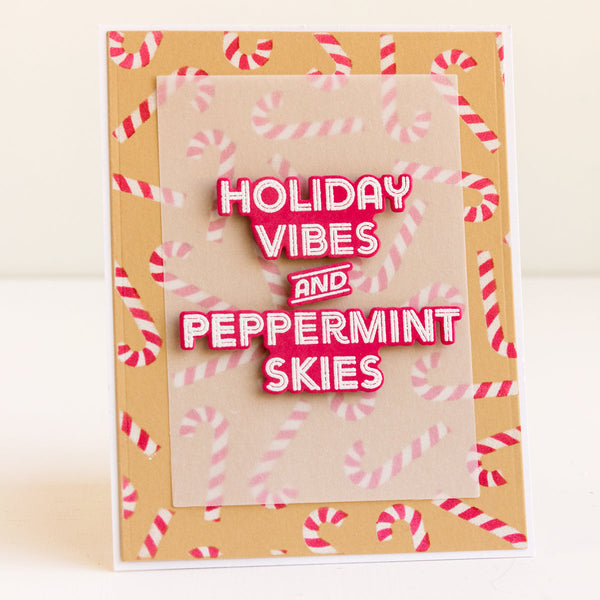 A Little Merri-Mint Stamp & Cut