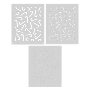 Candy Cane Toss Up Stencils