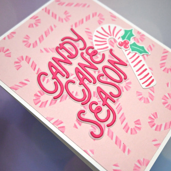 Candy Cane Toss Up Stencils