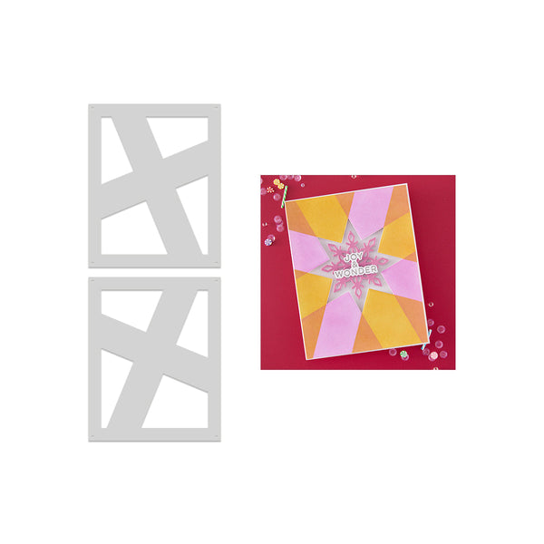 Color Layering Star Stencils