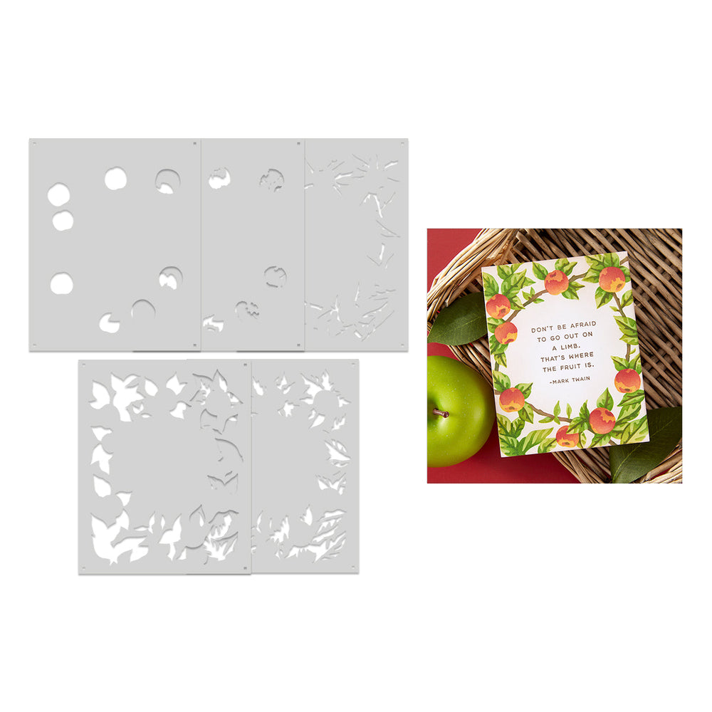 Hero Arts Apple Frame Color Layering Stencils
