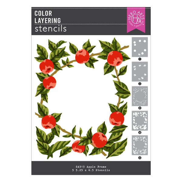 Hero Arts Apple Frame Die & Stencil Bundle