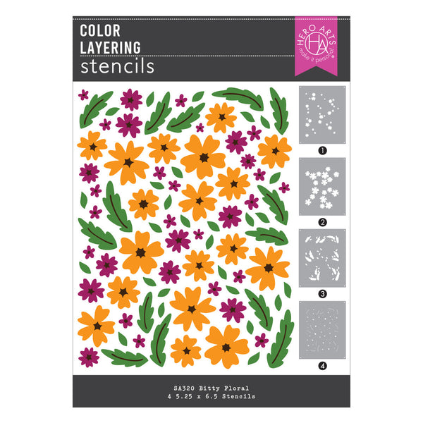 Bitty Floral Bundle Die & Stencil Bundle