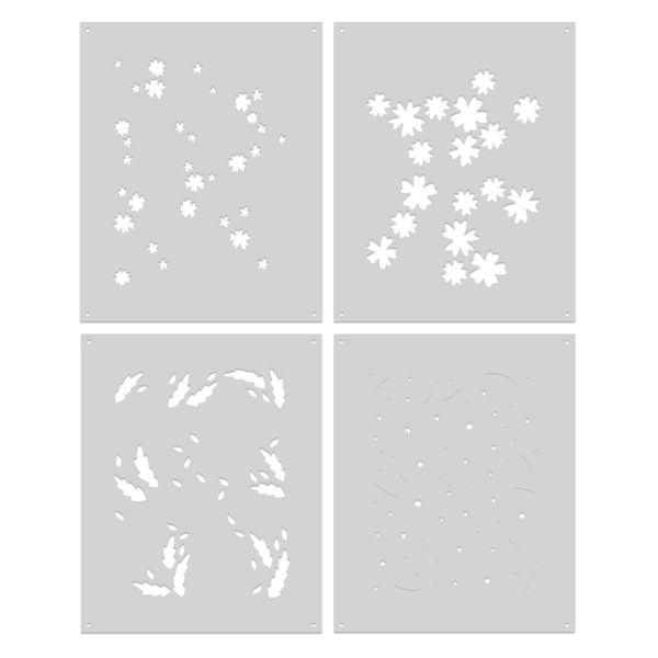 Bitty Floral Layering Stencils