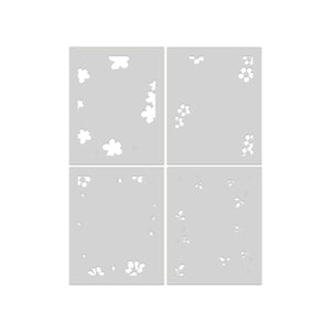 Floral Frame Layering Stencil Set