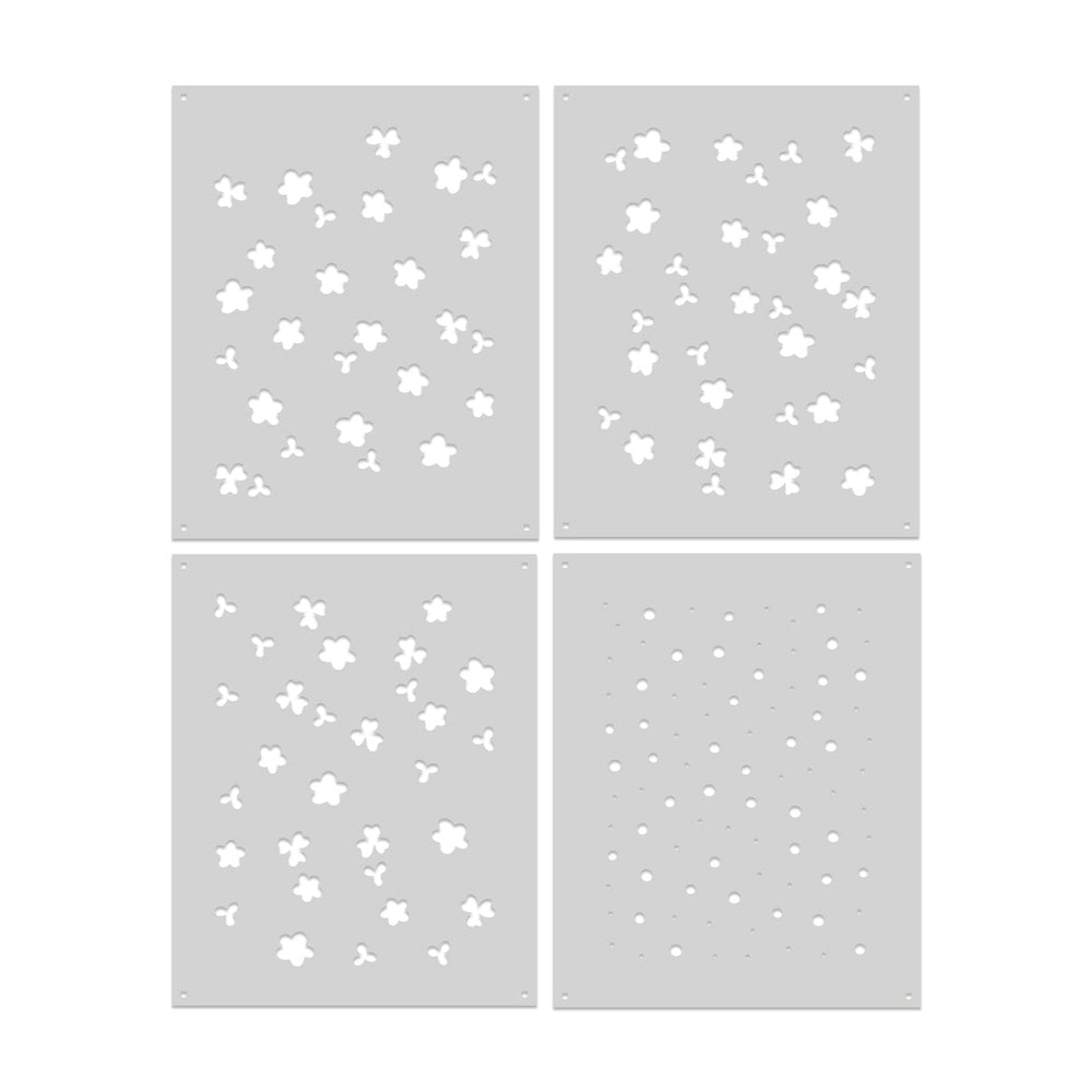 Flower Power Layering Stencil Set