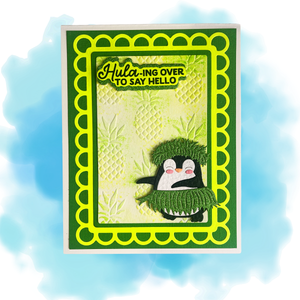 Pineapple Pop - Embossing Folder of the Month
