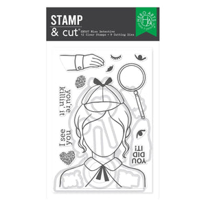 Hero Arts Miss Detective Stamp & Cut Set