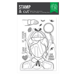 Miss Detective Stamp & Cut Set from the Case Closed Collection
