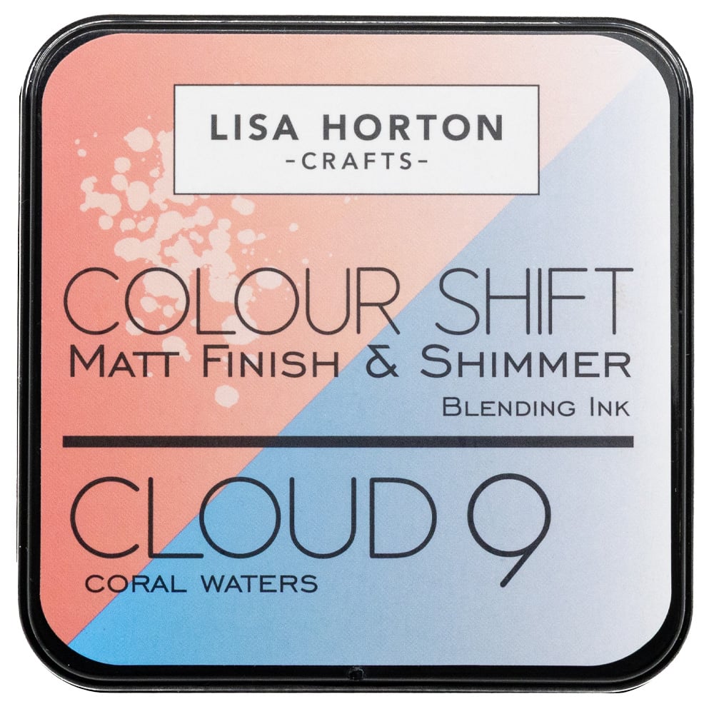 Lisa Horton Crafts - Cloud 9 Matt Blending Colour Shift Ink Pad - Coral Waters