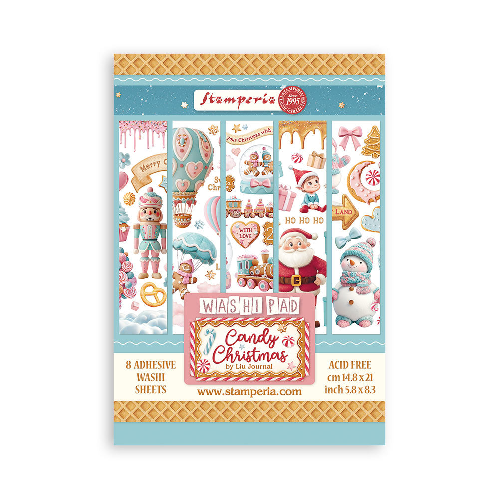 Stamperia Candy Christmas Washi Sheets