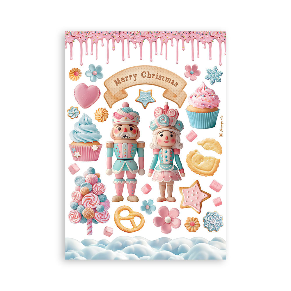 Stamperia Candy Christmas Washi Sheets