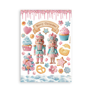 Stamperia Candy Christmas Washi Sheets