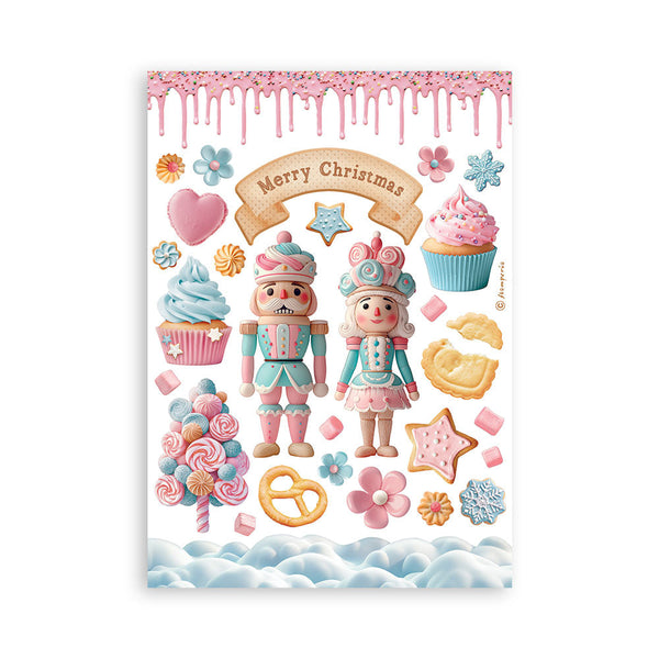 Stamperia Candy Christmas Washi Sheets