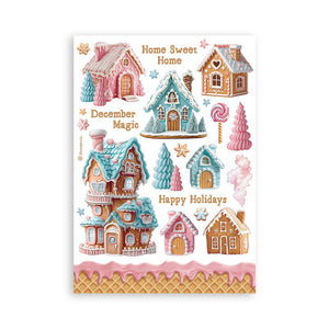 Stamperia Candy Christmas Washi Sheets