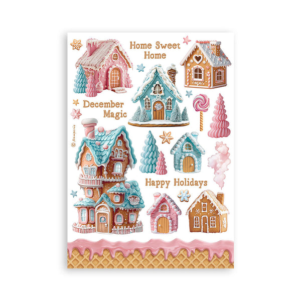 Stamperia Candy Christmas Washi Sheets