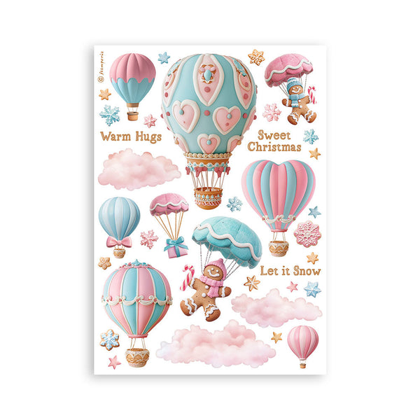 Stamperia Candy Christmas Washi Sheets