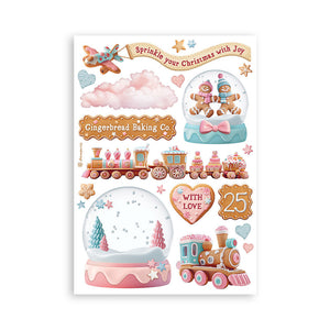 Stamperia Candy Christmas Washi Sheets