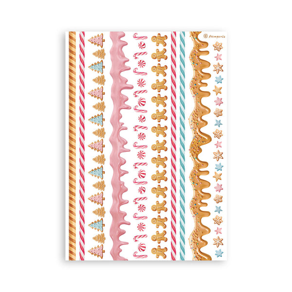 Stamperia Candy Christmas Washi Sheets