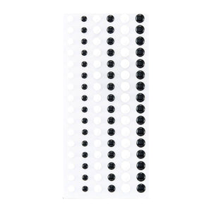 Dimensional Black & White Enamel Dots