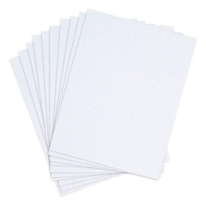 Pop-Up Die Cutting Glitter Foam Sheets - White