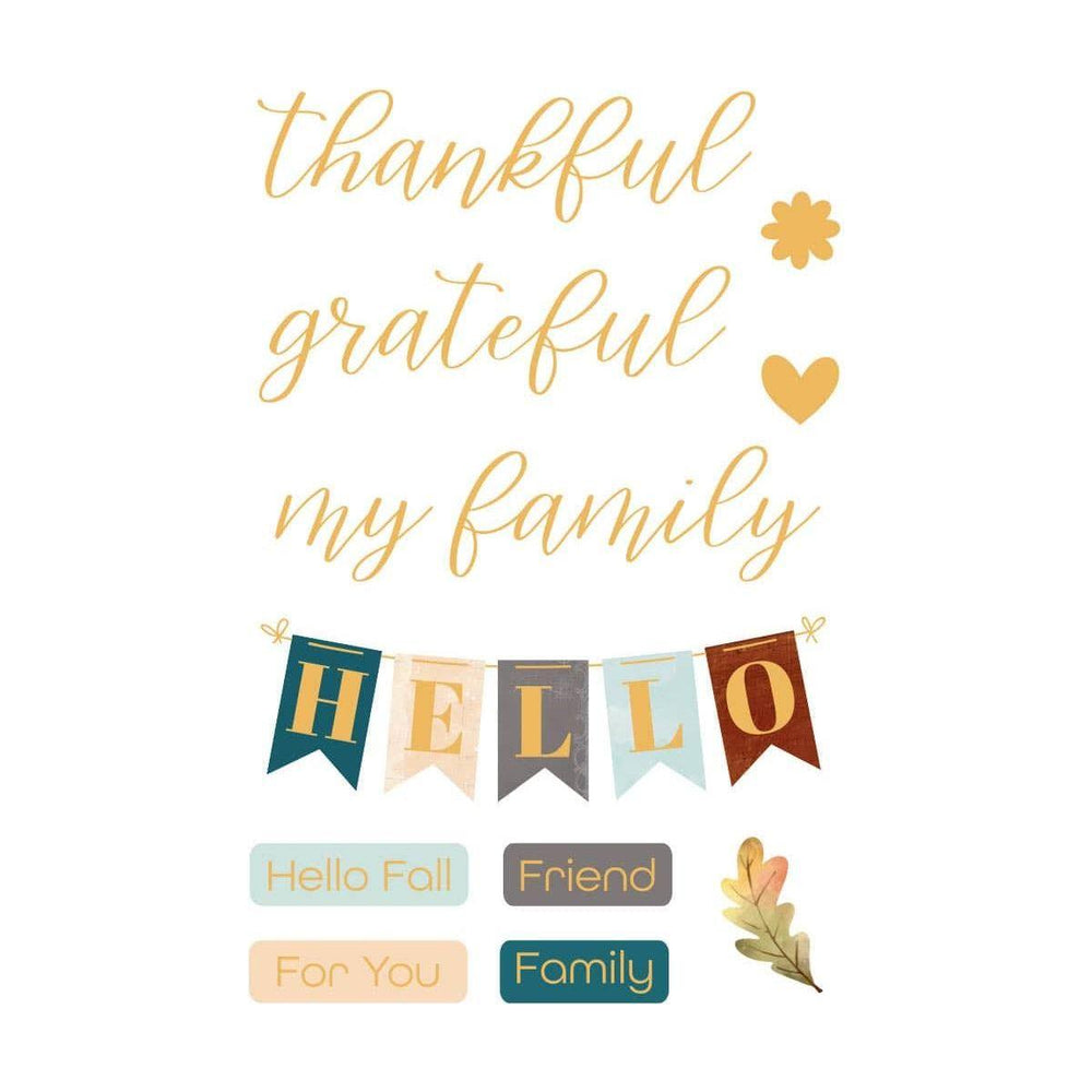 Autumn Chipboard Stickers