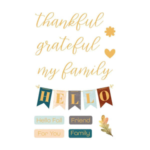 Autumn Chipboard Stickers