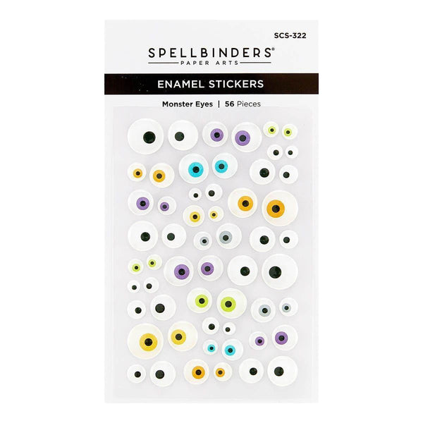 Monster Eyes Enamel Stickers