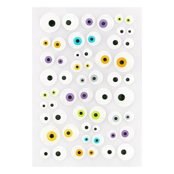 Monster Eyes Enamel Stickers