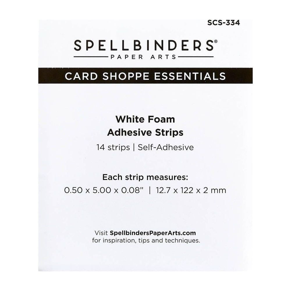 White Foam Adhesive Strips - 2MM