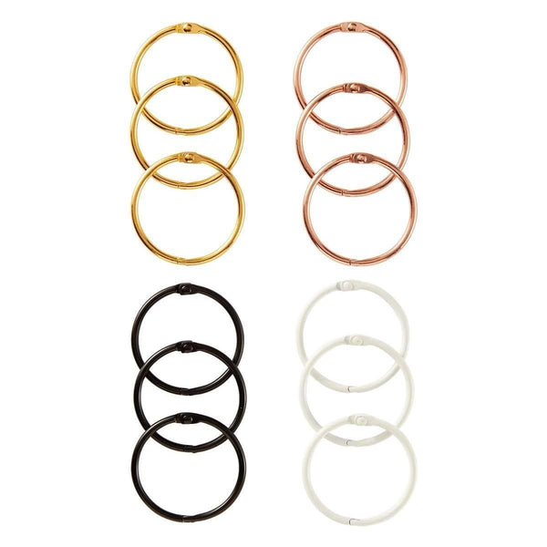 1.5" Book Rings - 12 pack