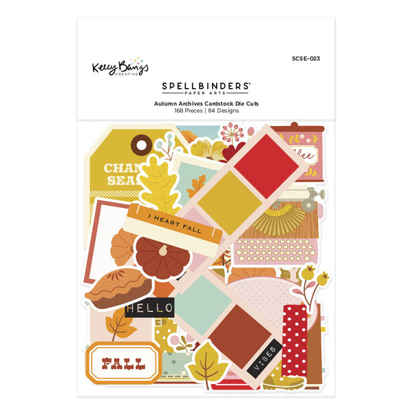 Autumn Archives Cardstock Die Cuts by Kelly Bangs