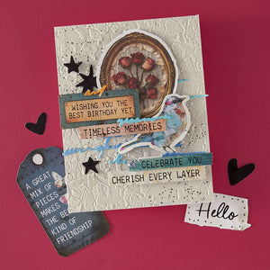 Beautifully Imperfect Die Cut Sentiments - 110 pc
