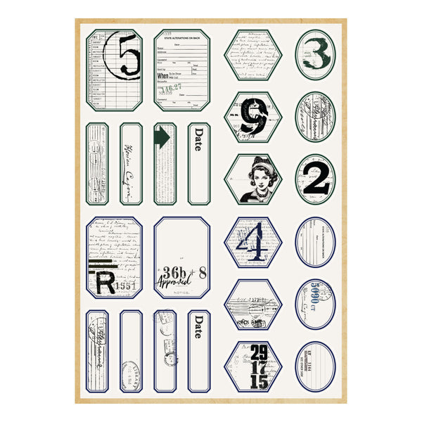 Book 10 Borders & Labels Stickers by Esther Glas