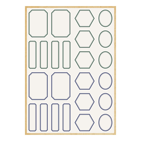 Book 10 Borders & Labels Stickers by Esther Glas