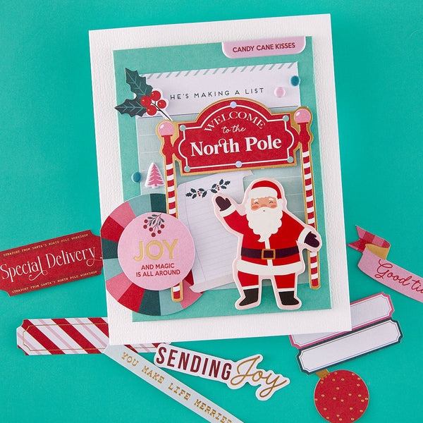 Dear Santa Puffy Stickers