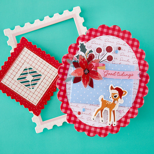 Dear Santa Chipboard Frames  & Corners